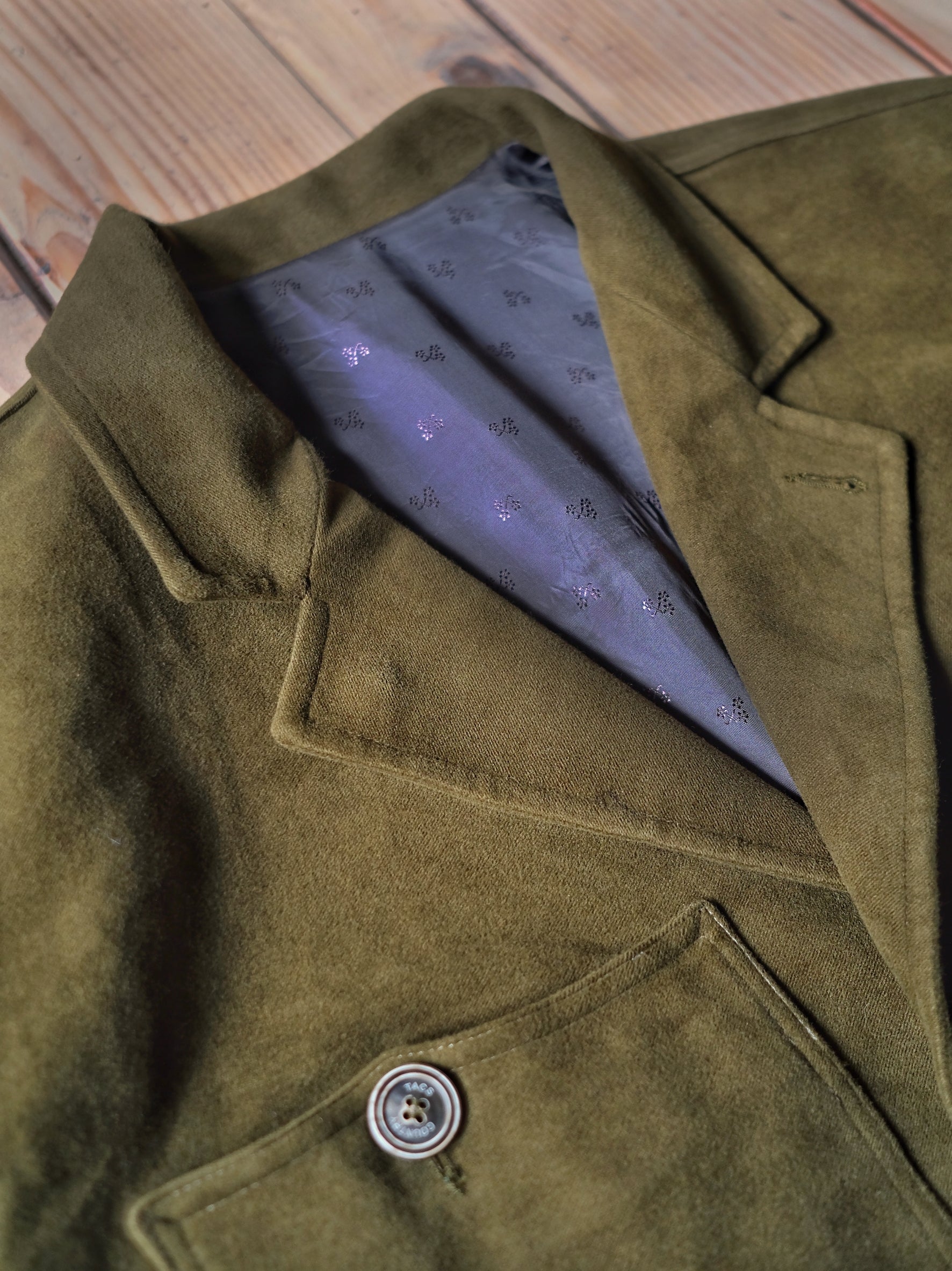 1980’s T.A.C.S. Italian Moleskin Maremmana Hunting Jacket / TACS COUNTRY 義大利馬萊瑪狩獵夾克