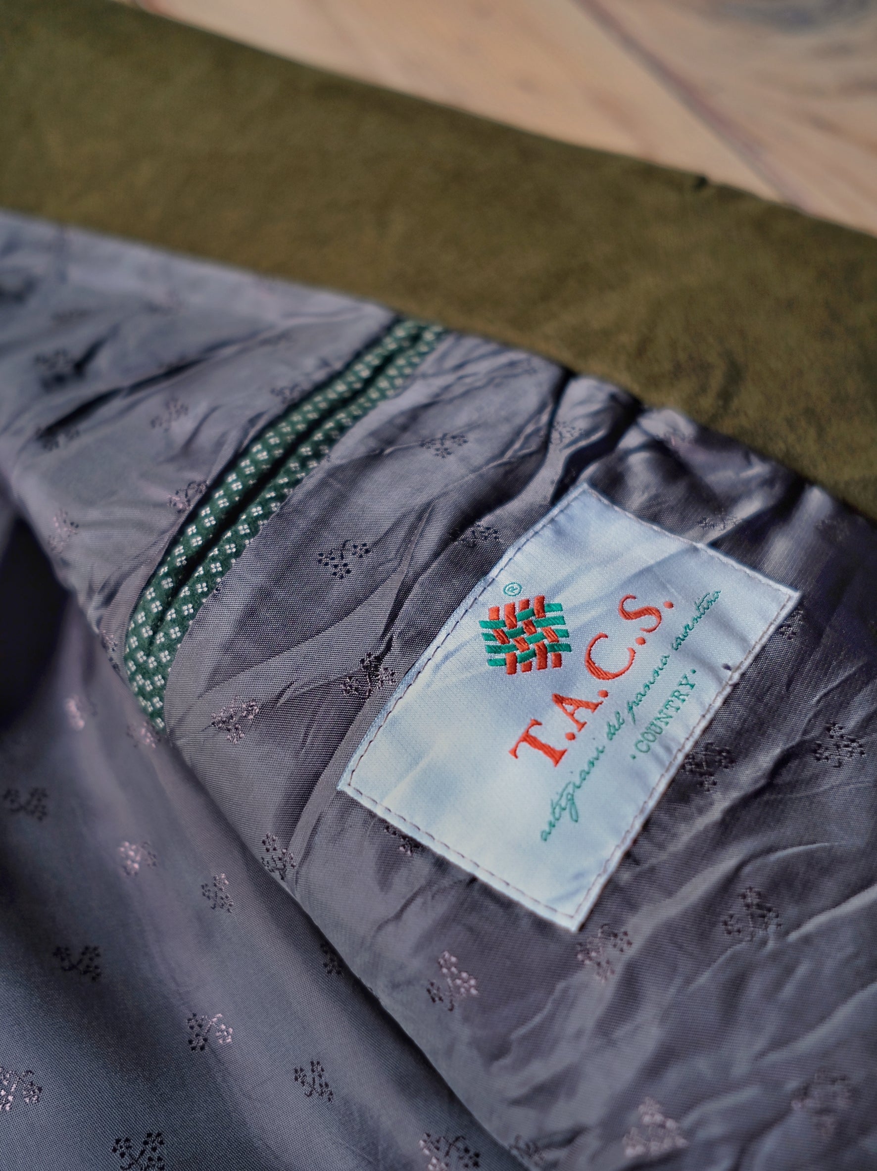 1980’s T.A.C.S. Italian Moleskin Maremmana Hunting Jacket / TACS COUNTRY 義大利馬萊瑪狩獵夾克