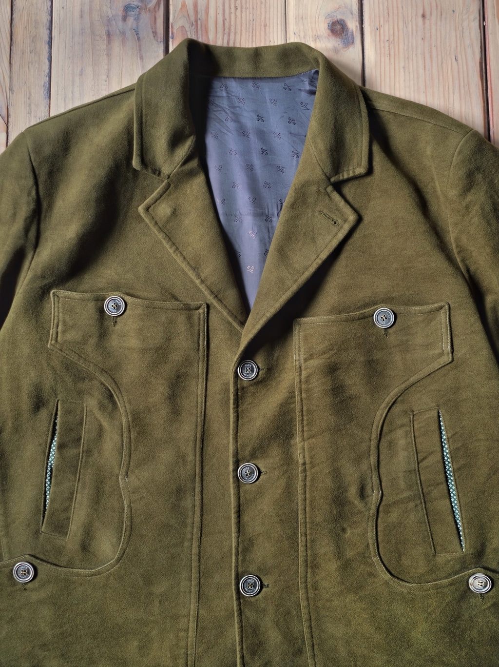 1980’s T.A.C.S. Italian Moleskin Maremmana Hunting Jacket / TACS COUNTRY 義大利馬萊瑪狩獵夾克