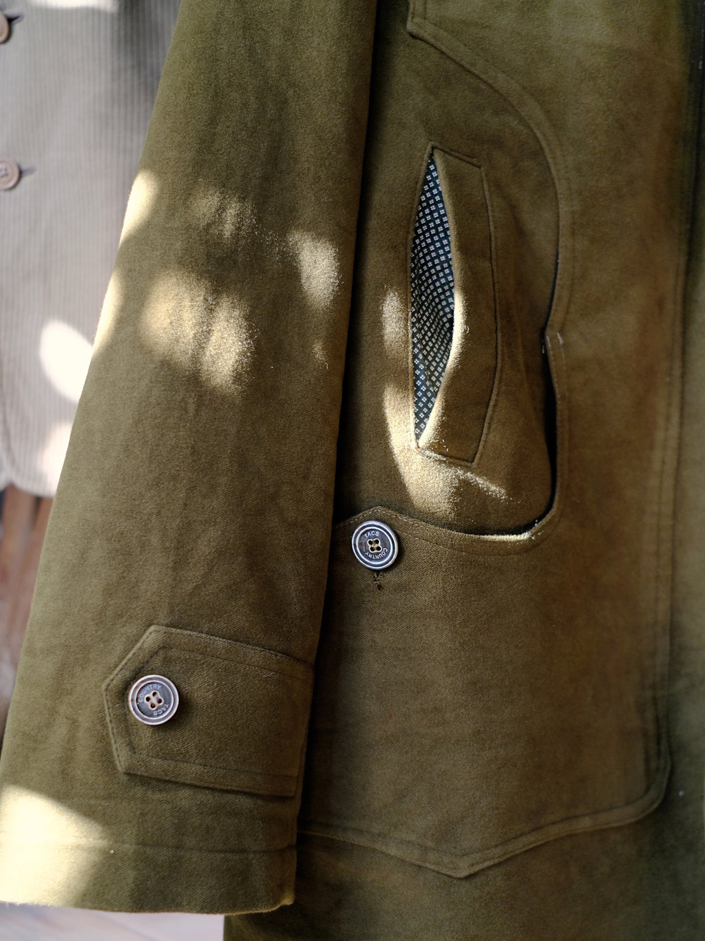 1980’s T.A.C.S. Italian Moleskin Maremmana Hunting Jacket / TACS COUNTRY 義大利馬萊瑪狩獵夾克