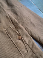 1980's PIOMBO Italian Moleskin Stripe Hunting Sport Jacket / PIOMBO Italian Moleskin Stripe Hunting Sport Jacket