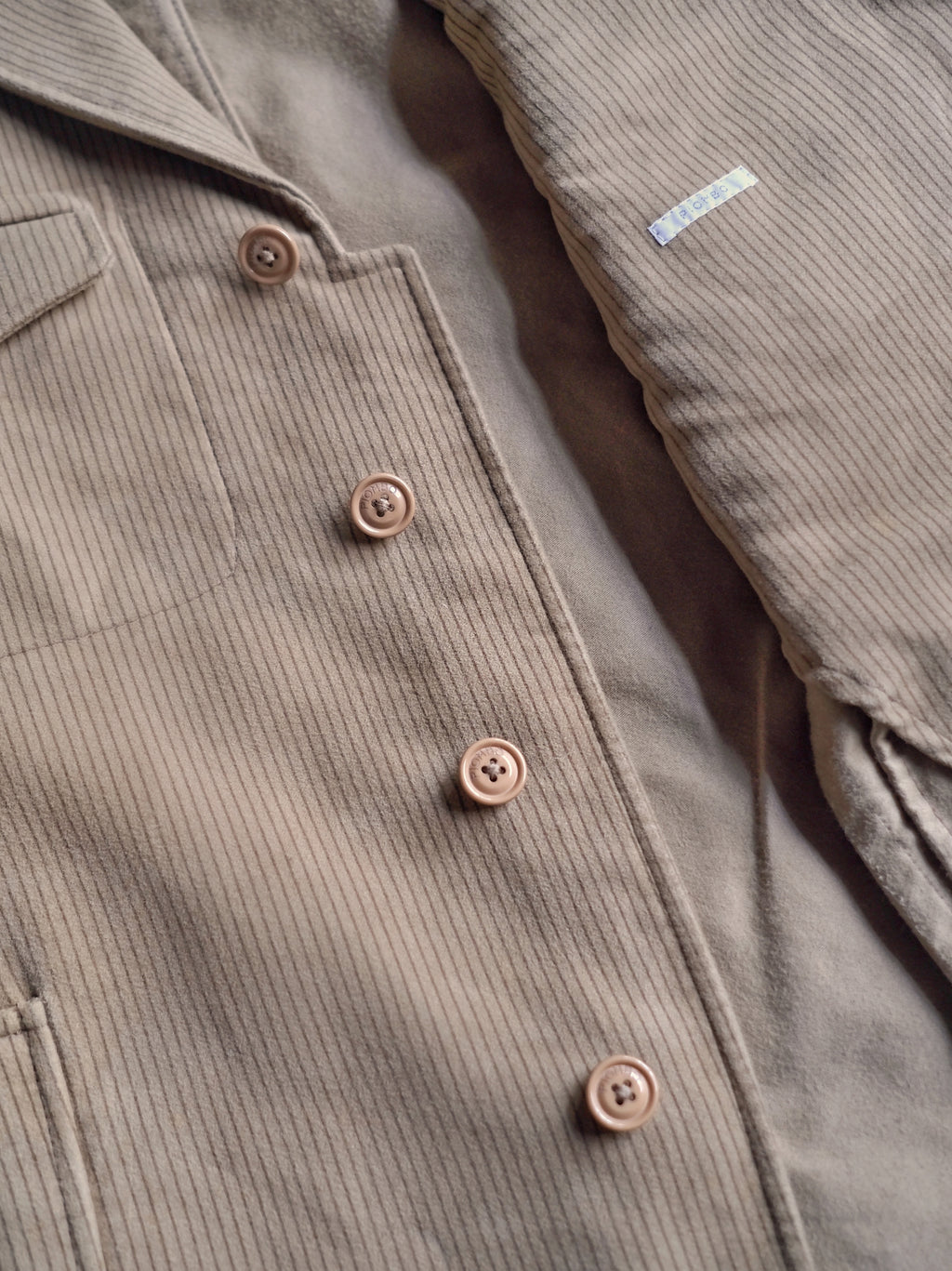 1980's PIOMBO Italian Moleskin Stripe Hunting Sport Jacket / PIOMBO Italian Moleskin Stripe Hunting Sport Jacket