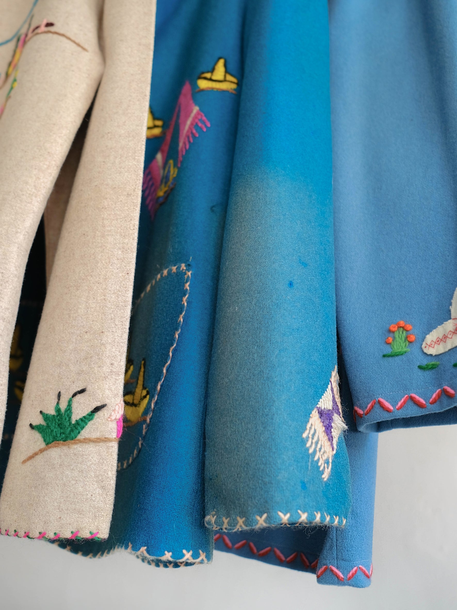 1940's Berty Mexican Embroidered  Wool Souvenir Jacket / Berty 墨西哥刺繡羊毛紀念夾克