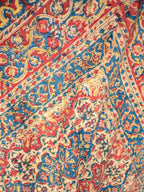 1960-70's Persian / Iranian Block Print Damask Pattern Folk Blouse