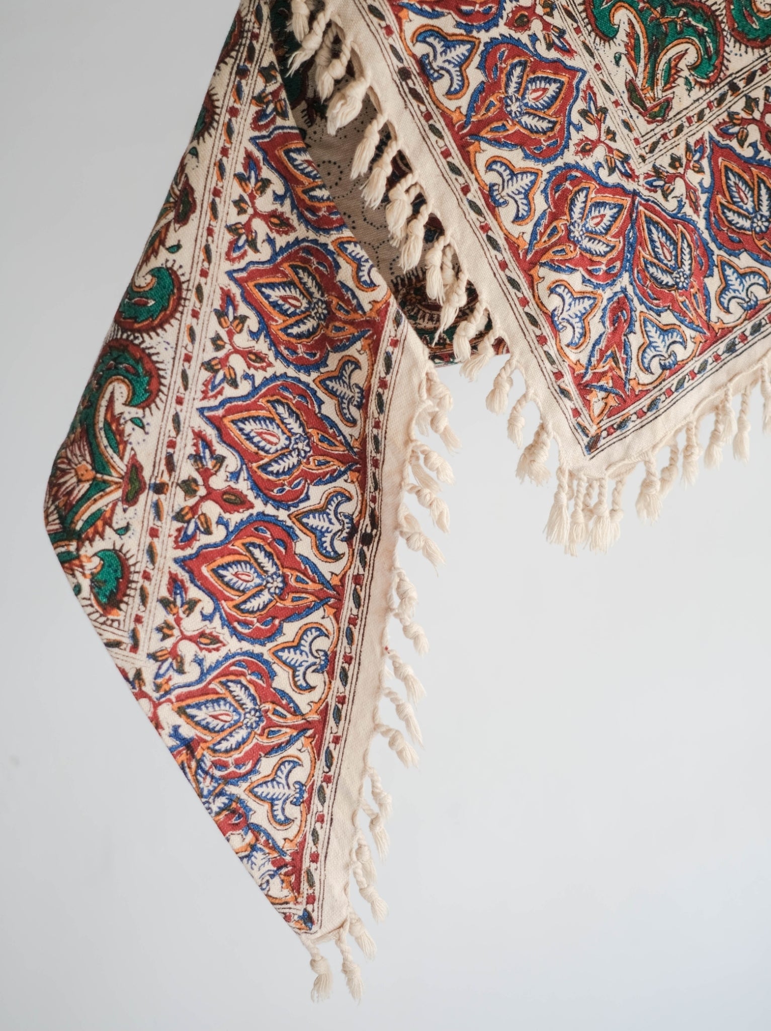 1960-70's Persian / Iranian Block Print Damask Pattern Folk Blouse   波斯手蓋印染織花圖騰民族罩衫