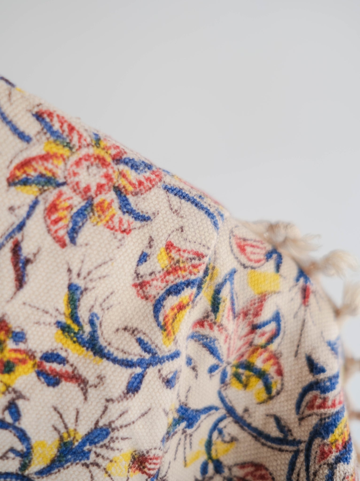 1960-70's Persian / Iranian Block Print Damask Pattern Folk Shirt   波斯手蓋印染織花圖騰民族罩衫