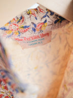 1960-70's Persian / Iranian Block Print Damask Pattern Folk Shirt   波斯手蓋印染織花圖騰民族罩衫