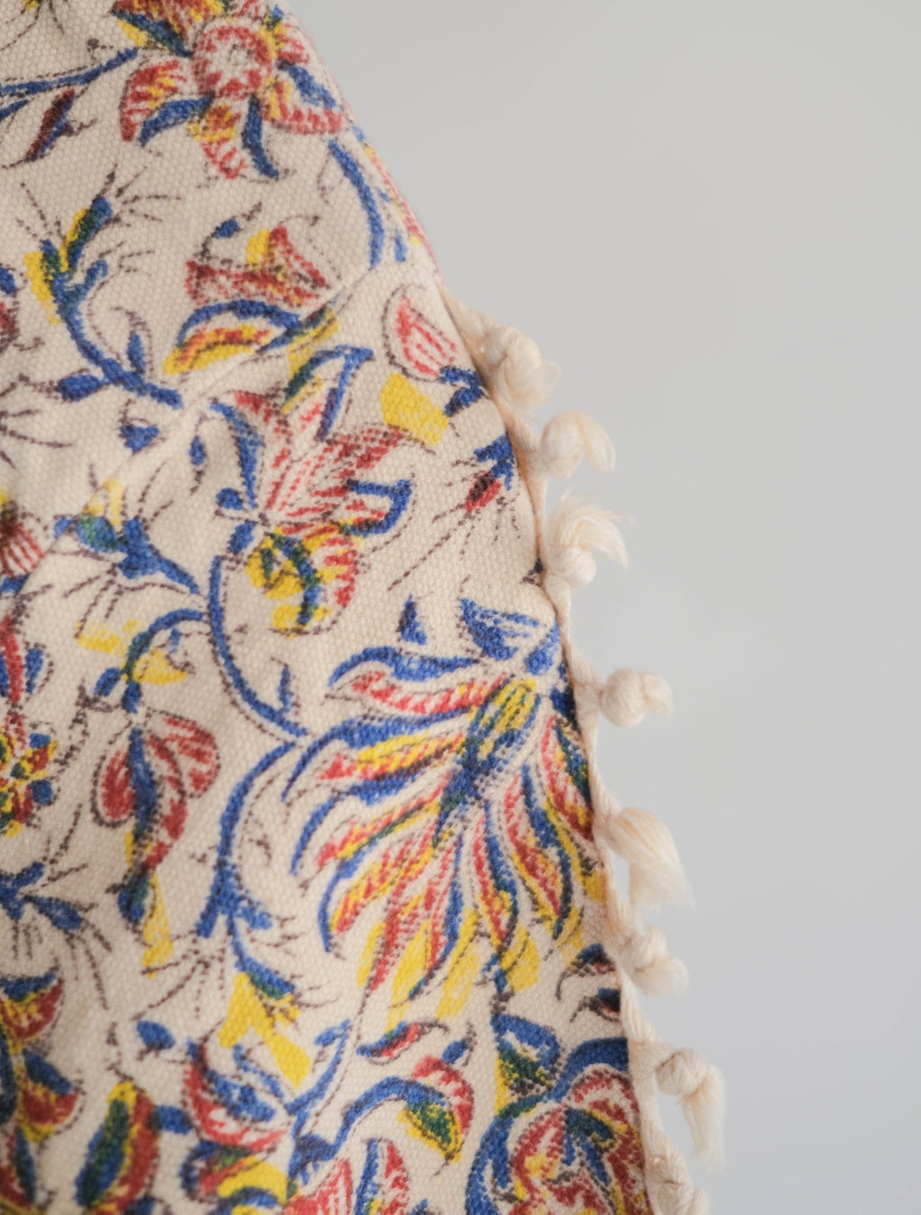 1960-70's Persian / Iranian Block Print Damask Pattern Folk Shirt   波斯手蓋印染織花圖騰民族罩衫