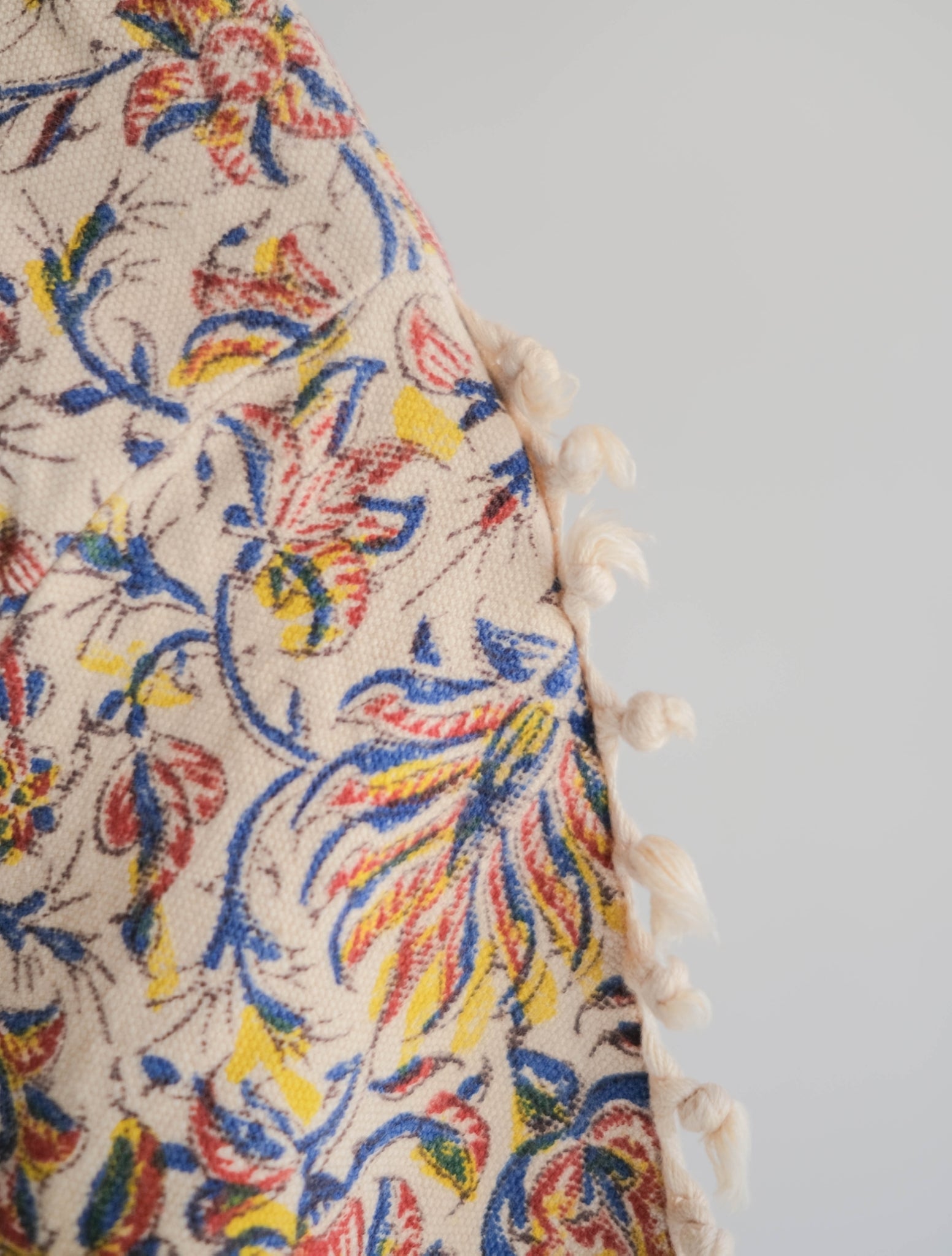 1960-70's Persian / Iranian Block Print Damask Pattern Folk Shirt   波斯手蓋印染織花圖騰民族罩衫