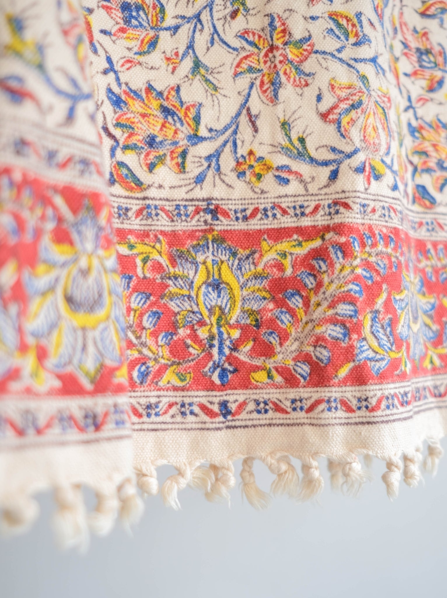 1960-70's Persian / Iranian Block Print Damask Pattern Folk Shirt   波斯手蓋印染織花圖騰民族罩衫