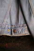 1970’s "LEVIS for Gals" Hippie Leather patched Denim Jacket / 嬉皮皮革拼接丹寧夾克