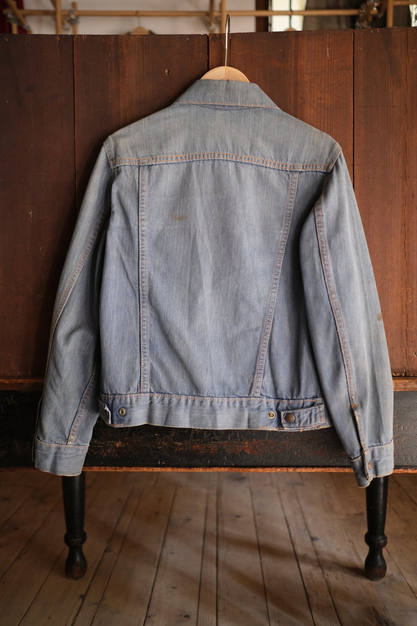 1970’s "LEVIS for Gals" Hippie Leather patched Denim Jacket / 嬉皮皮革拼接丹寧夾克