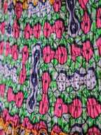African Wax Print Empire Waist Maxi Dress / 非洲蠟染印花高腰長裙