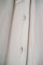 1970's Pleated Sleeve Lace Dress / 迷霧細摺袖蕾絲薄洋裝