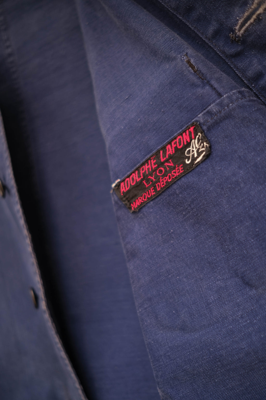 1950’s " Adolph Lafont " French Work Jacket Sanfor Cotton / 法國棉質工作外套