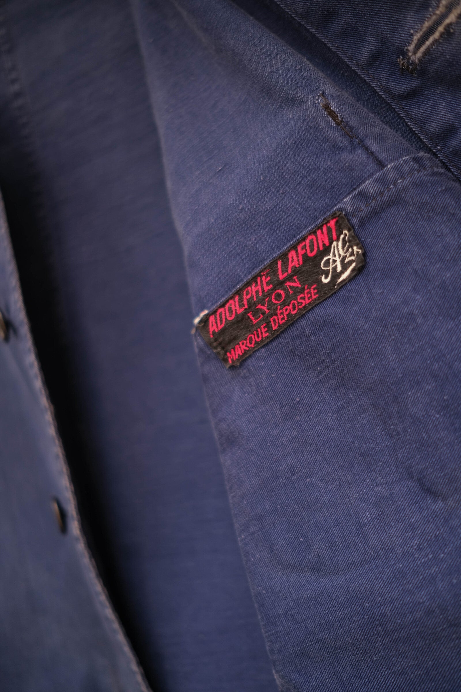 1950’s " Adolph Lafont " French Work Jacket Sanfor Cotton / 法國棉質工作外套