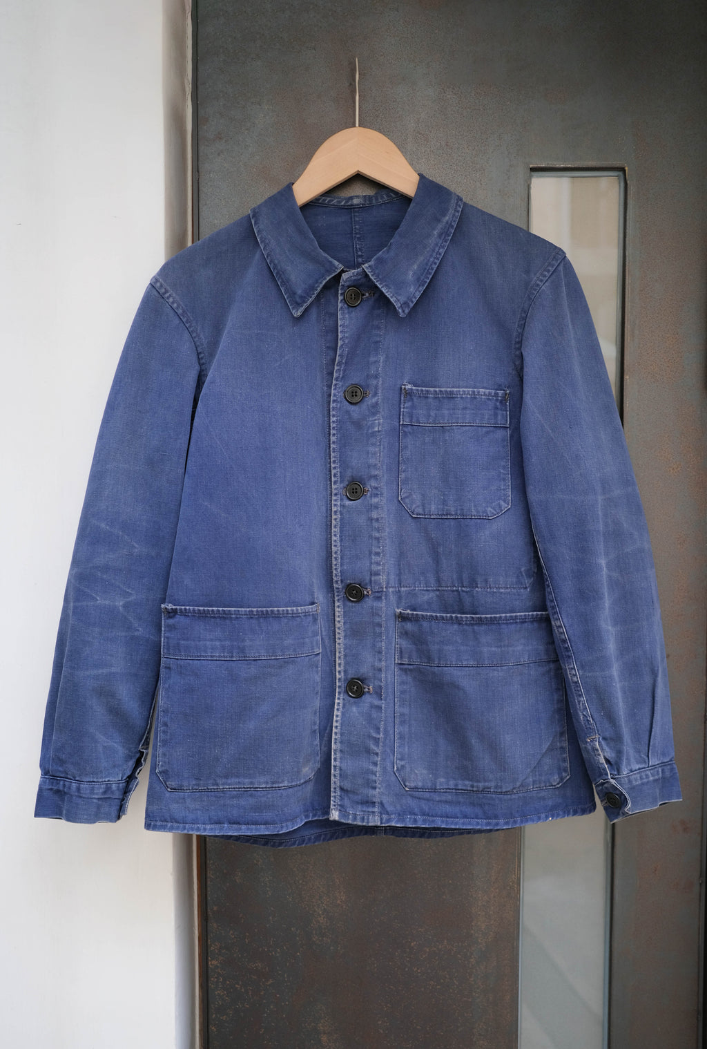 1950’s " Adolph Lafont " French Work Jacket Sanfor Cotton / 法國棉質工作外套