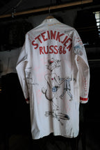 1980’s Steinkjer Russ Norwegian Memorial  Hand Painted Coat / 挪威學園紀念手繪大衣