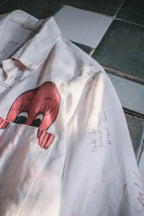 1980’s Steinkjer Russ Norwegian Memorial  Hand Painted Coat / 挪威學園紀念手繪大衣