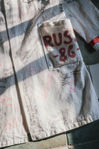 1980’s Steinkjer Russ Norwegian Memorial  Hand Painted Coat / 挪威學園紀念手繪大衣