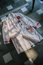 1980’s Steinkjer Russ Norwegian Memorial  Hand Painted Coat / 挪威學園紀念手繪大衣