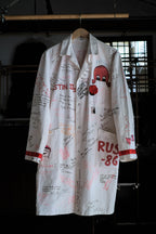 1980’s Steinkjer Russ Norwegian Memorial  Hand Painted Coat / 挪威學園紀念手繪大衣
