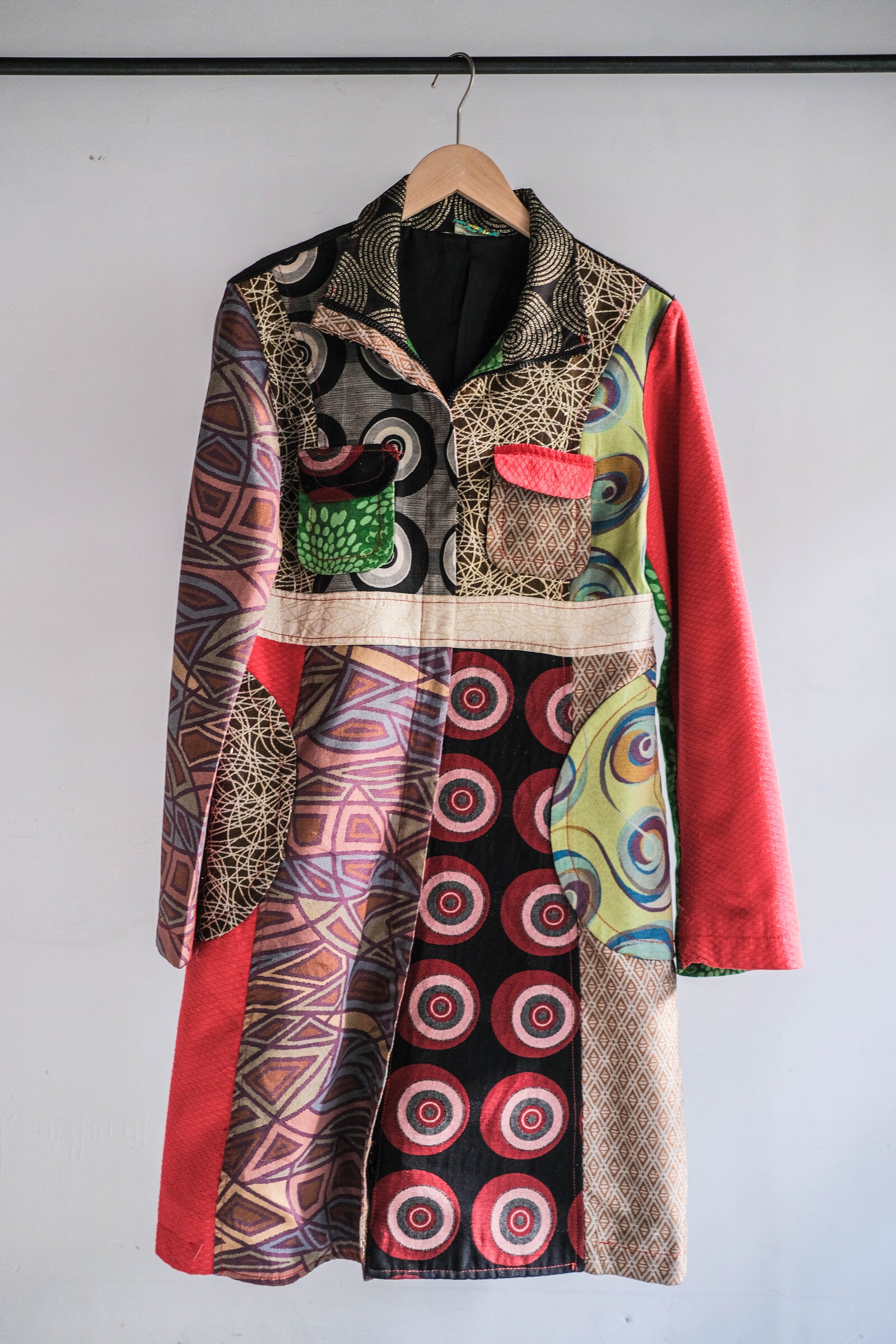 "DESIGUAL" Multiple Tapestry Patchwork Coat / "DESIGUAL"掛毯拼布外套