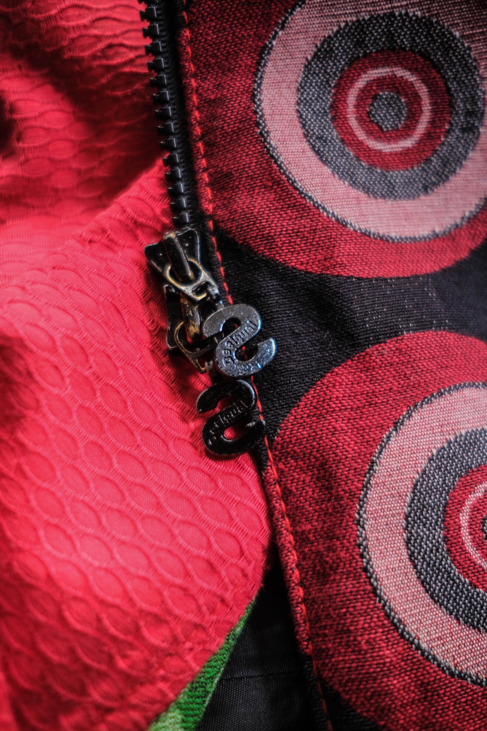 "DESIGUAL" Multiple Tapestry Patchwork Coat / "DESIGUAL"掛毯拼布外套