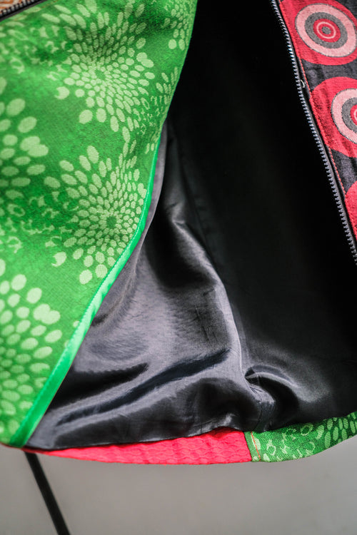 "DESIGUAL" Multiple Tapestry Patchwork Coat / "DESIGUAL"掛毯拼布外套