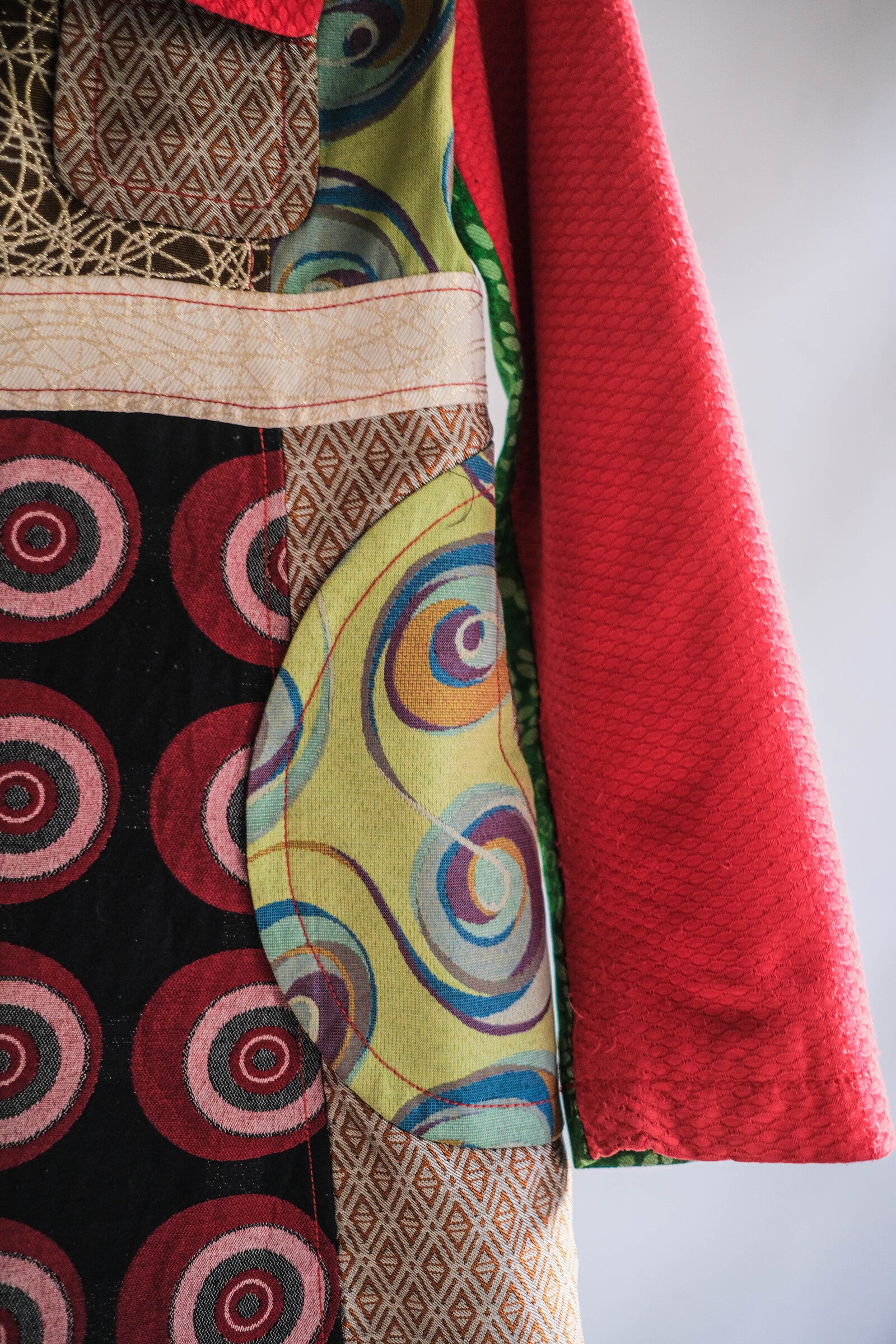 "DESIGUAL" Multiple Tapestry Patchwork Coat / "DESIGUAL"掛毯拼布外套