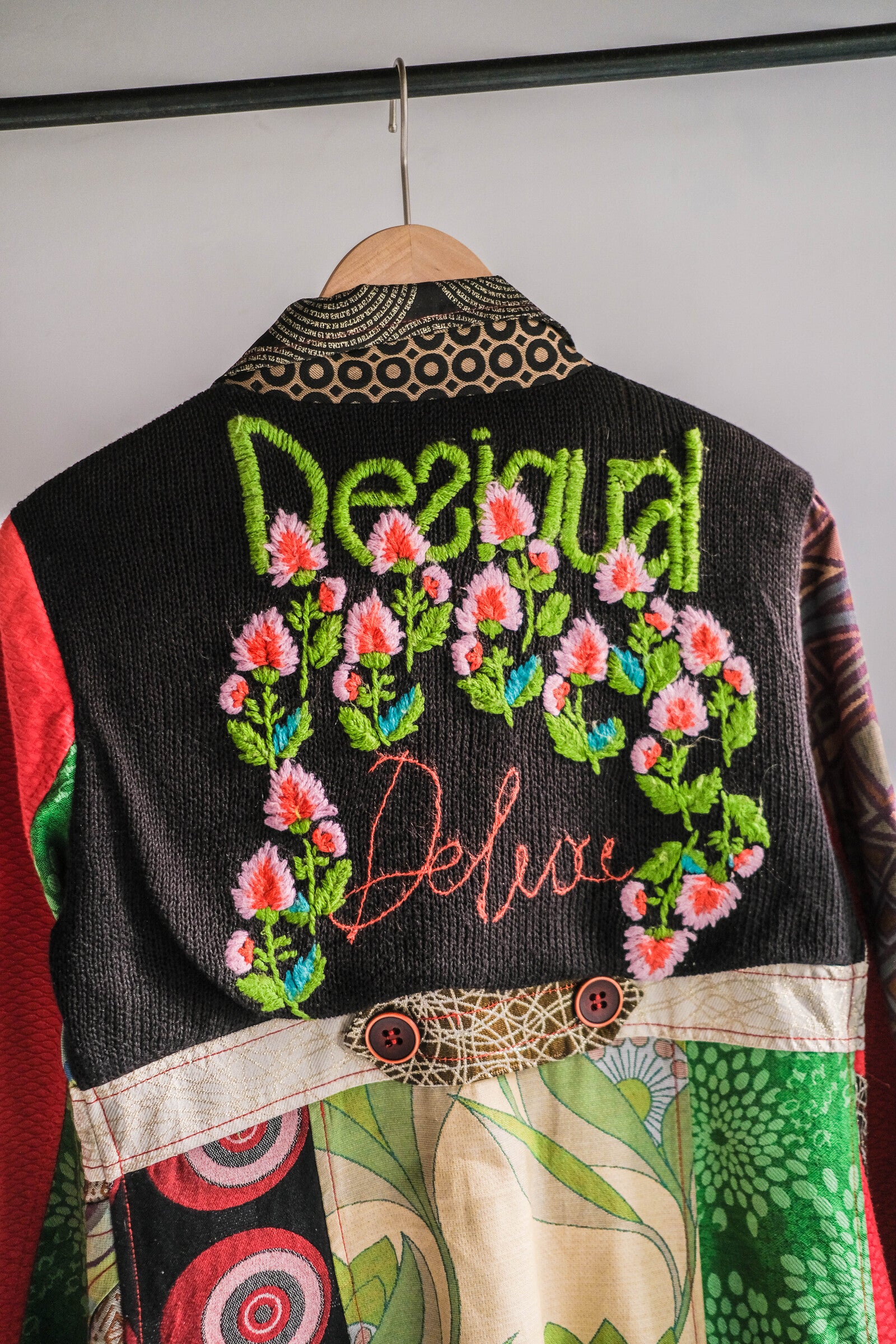 "DESIGUAL" Multiple Tapestry Patchwork Coat / "DESIGUAL"掛毯拼布外套