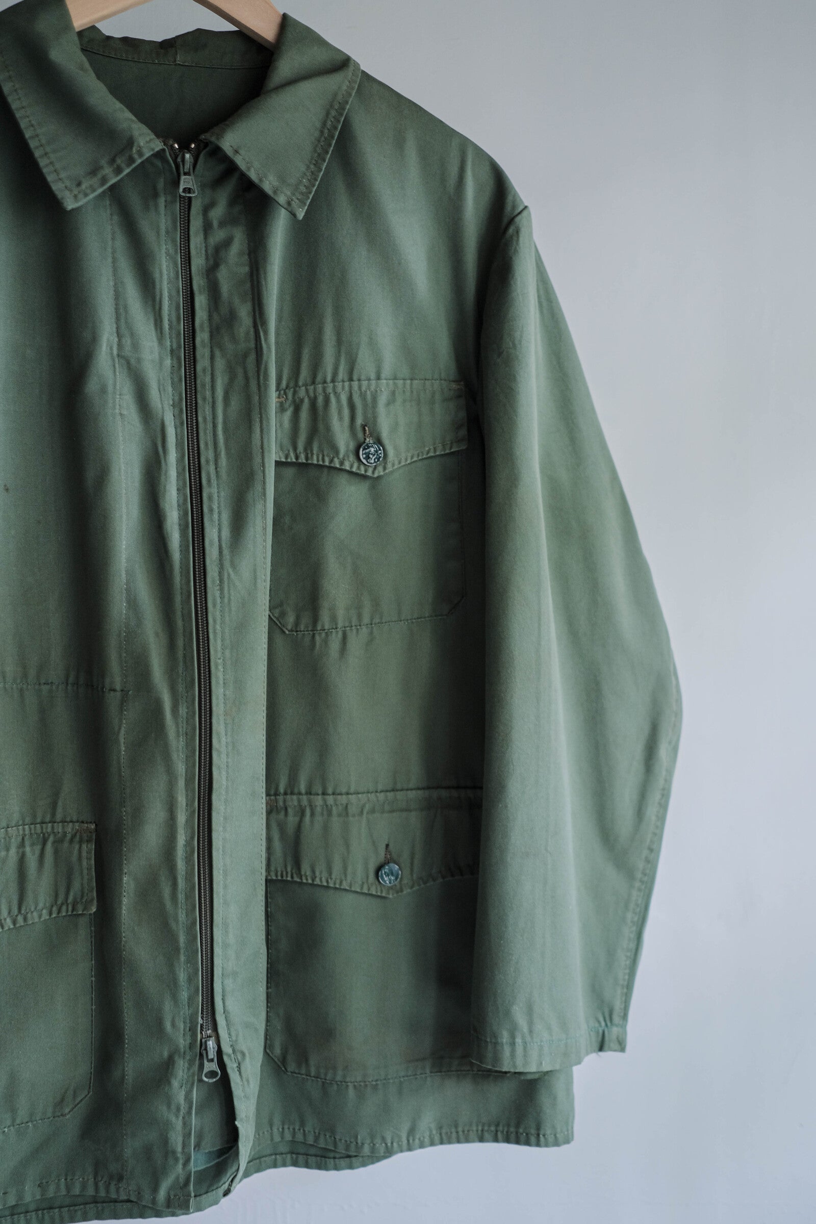 1970's "COLAMTISS" French Zip Hunting Jacket
