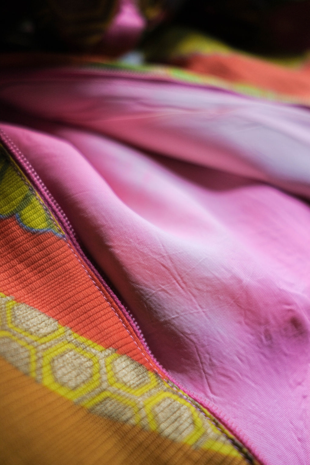 1970s Psychedelic Vivid Color Jump Suit