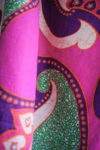 1970's Hawaiian Bark Cloth Dress / 夏威夷樹皮布洋裝
