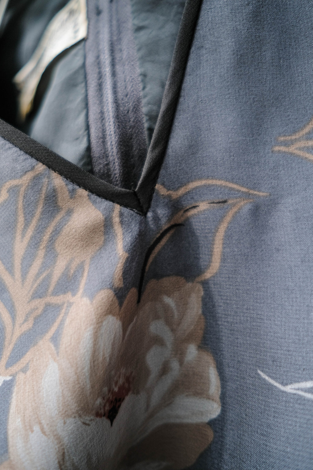1970's "Verena Modelle" Floral Print Sheer Dress / 花卉透膚洋裝