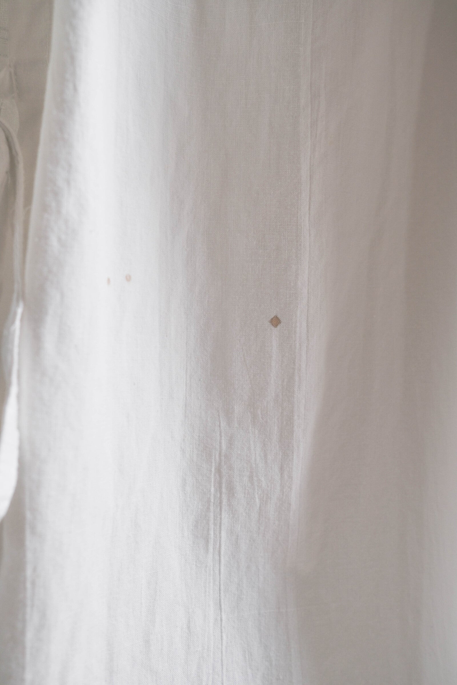 1910-1920’s Vintage European / France Open-Back Drawstring Dress Shirt / 歐洲露背綁繩禮服襯衫