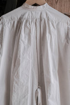 1910-1920’s Vintage European / France Open-Back Drawstring Dress Shirt  / 歐洲露背綁繩禮服襯衫