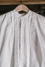 1910-1920’s Vintage European / France Open-Back Drawstring Dress Shirt  / 歐洲露背綁繩禮服襯衫