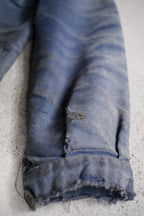 1950's French Moleskin Indigo Work Jacket / 法國藍染工作外套