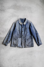 1950's French Moleskin Indigo Work Jacket / 法國藍染工作外套