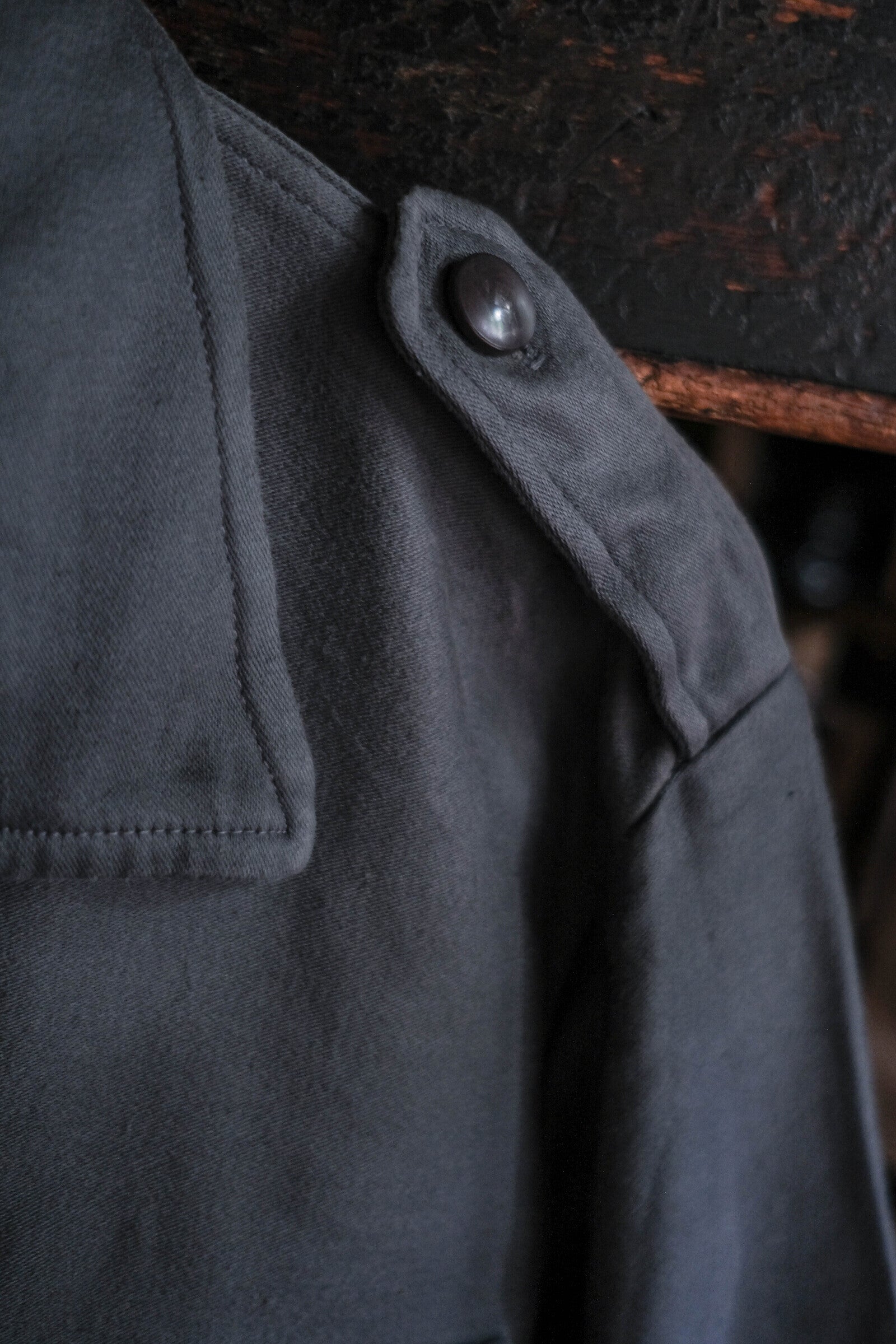 1960's Dutch Army IKE Grey Moleskin Jacket / 荷蘭陸軍IKE灰色夾克