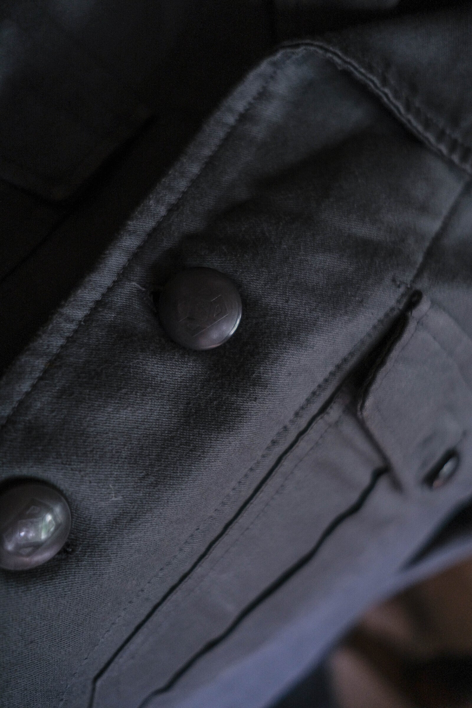 1960's Dutch Army IKE Grey Moleskin Jacket / 荷蘭陸軍IKE灰色夾克