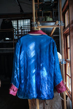 1950's Hand Embroidered Dragons Souvenir Smoking Jacket / 手工刺繡龍紋紀念吸煙裝