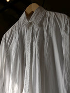 1920-1930's French Shirt Dress / 法國塔克半開襟襯衫式洋裝