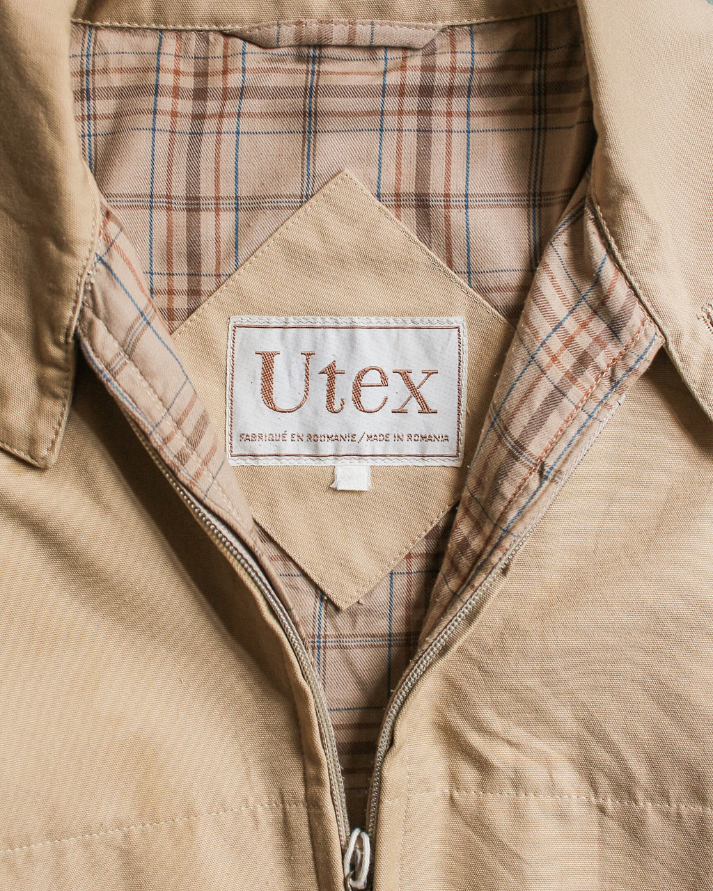 1970's UTEX Harrington Jacket / 古著格紋內襯哈靈頓外套