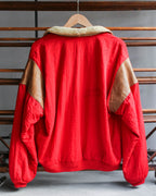 1980's CHEVIGNON Leather Patched Pilot Jacket