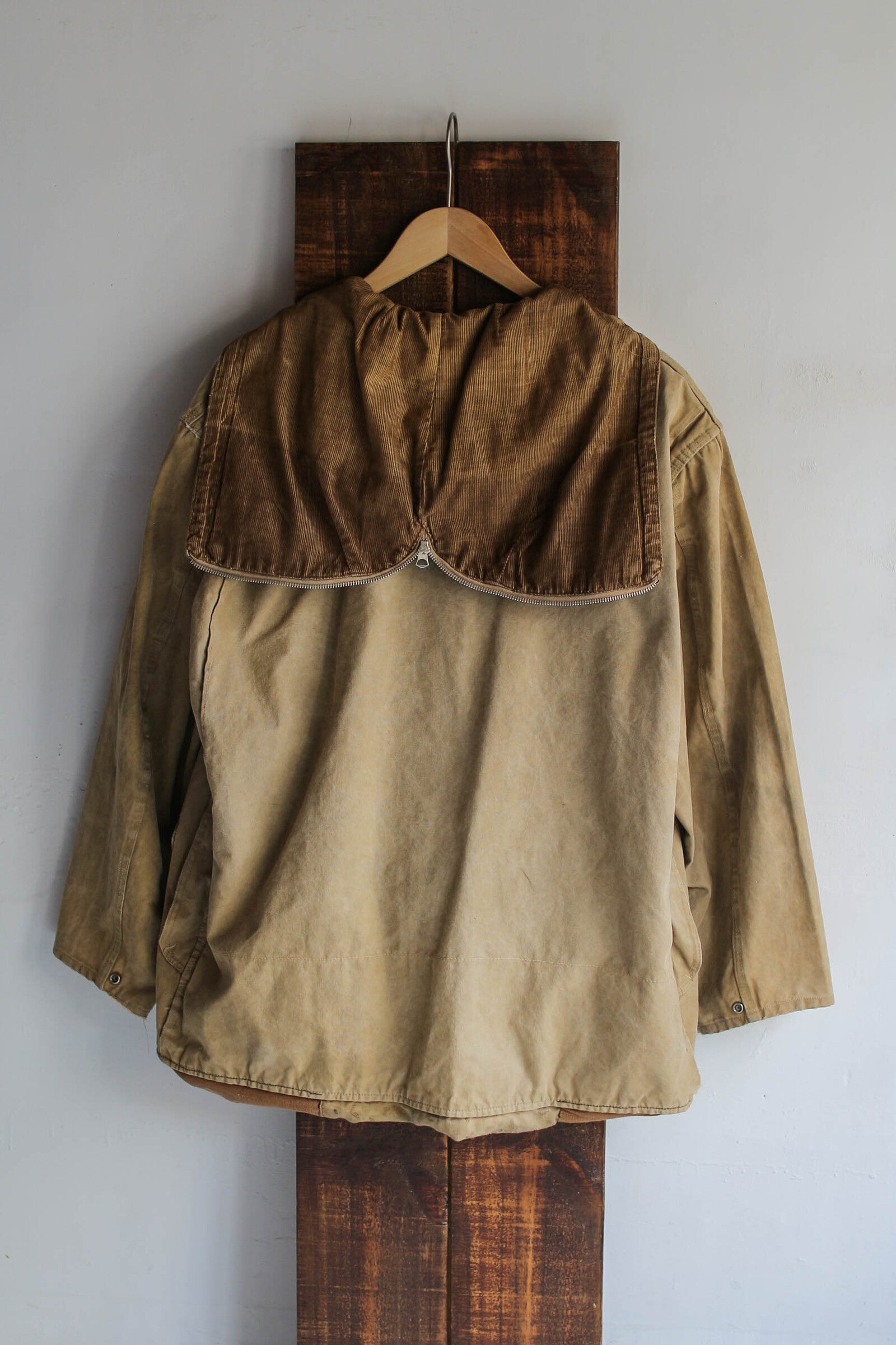 1950's Duck Canvas Split-hood Hunting Jacket / 1950's 帽領帆布獵鴨外套