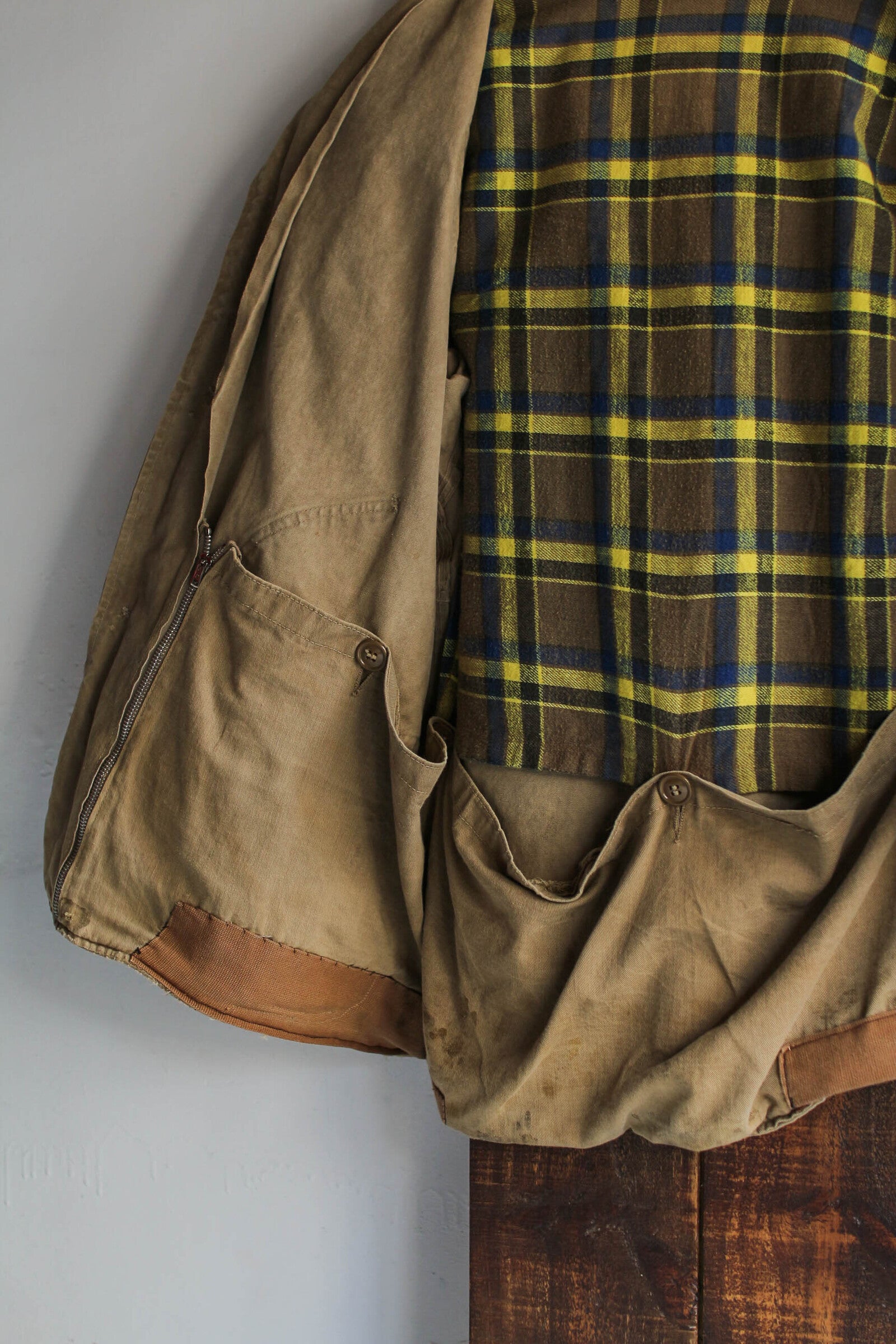 1950's Duck Canvas Split-hood Hunting Jacket / 1950's 帽領帆布獵鴨外套