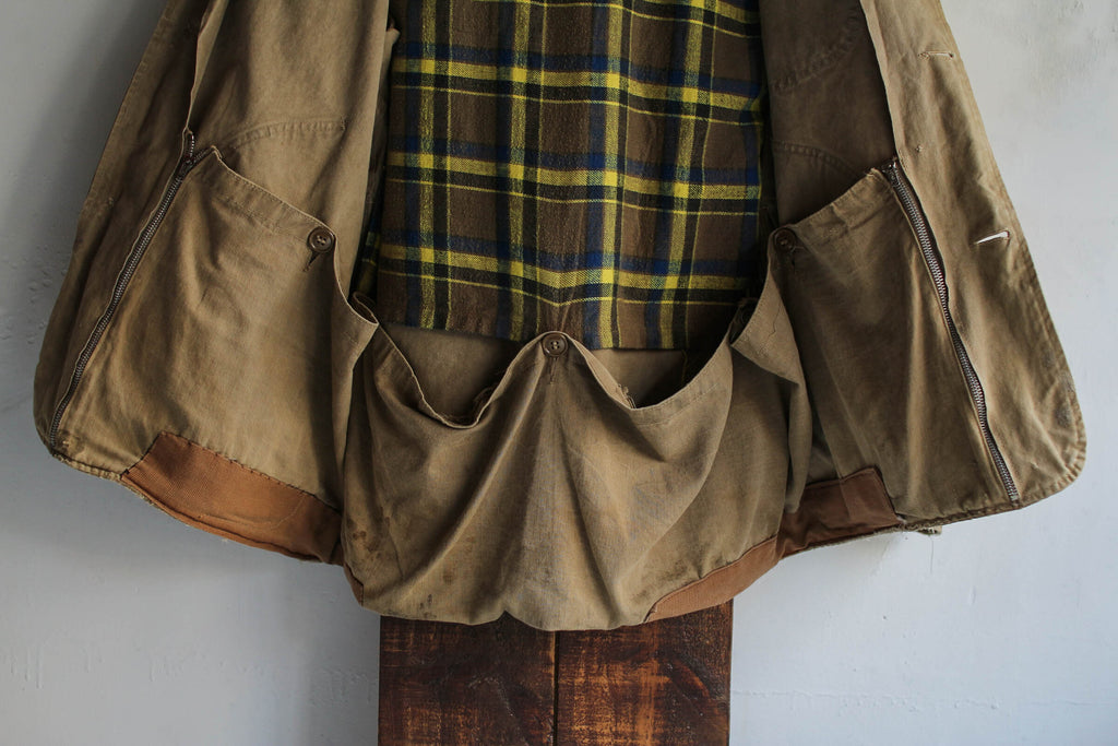 1950's Duck Canvas Split-hood Hunting Jacket / 1950's 帽領帆布獵鴨外套