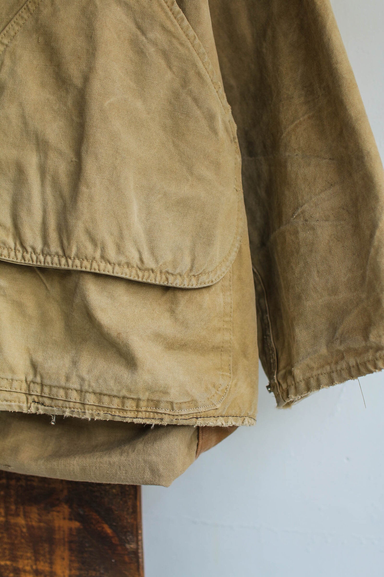 1950's Duck Canvas Split-hood Hunting Jacket / 1950's 帽領帆布獵鴨外套
